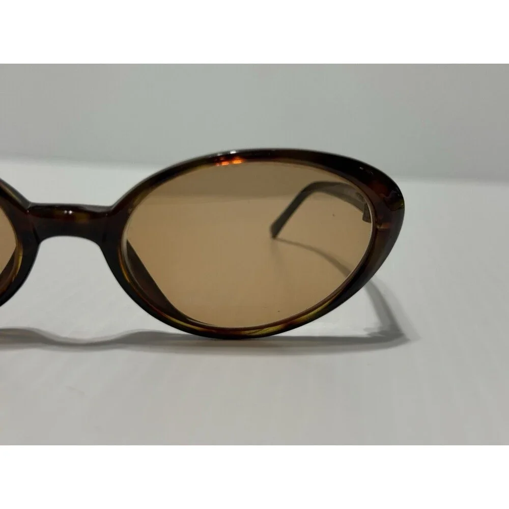 VTG GUESS GU 646 LUXE DA/BLK-1 Womens Brown Semi Cat Eye Eyeglasses FRAMES ONLY